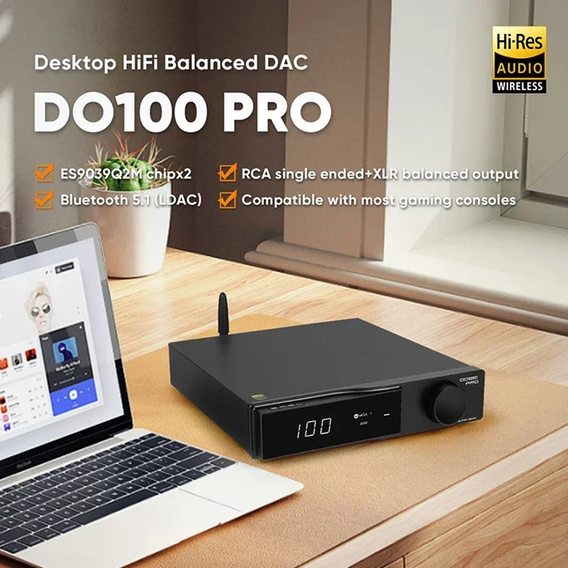 Dac Usb Coaxial Optical Bluetooth - SMSL DO100 Pro HiFi DAC ES9039Q2M