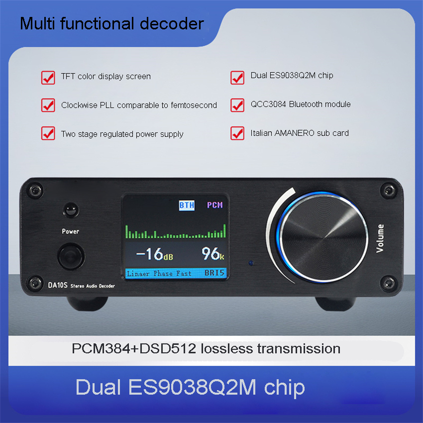 Dual Ess9038 Dac - DA10S Dual ES9038 DSD512 Bluetooth 5.4