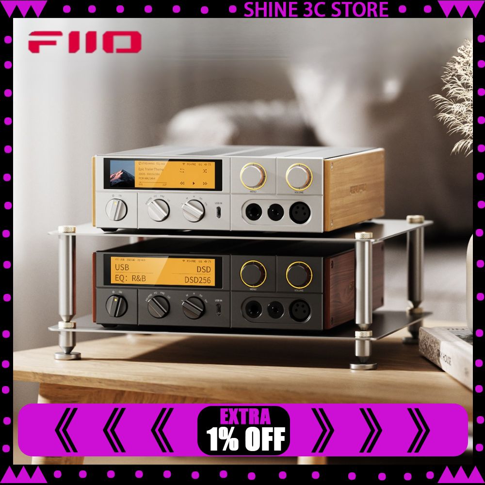 Dac With Headphone Amp Balanced - FiiO K17 R2R Desktop DAC Amp