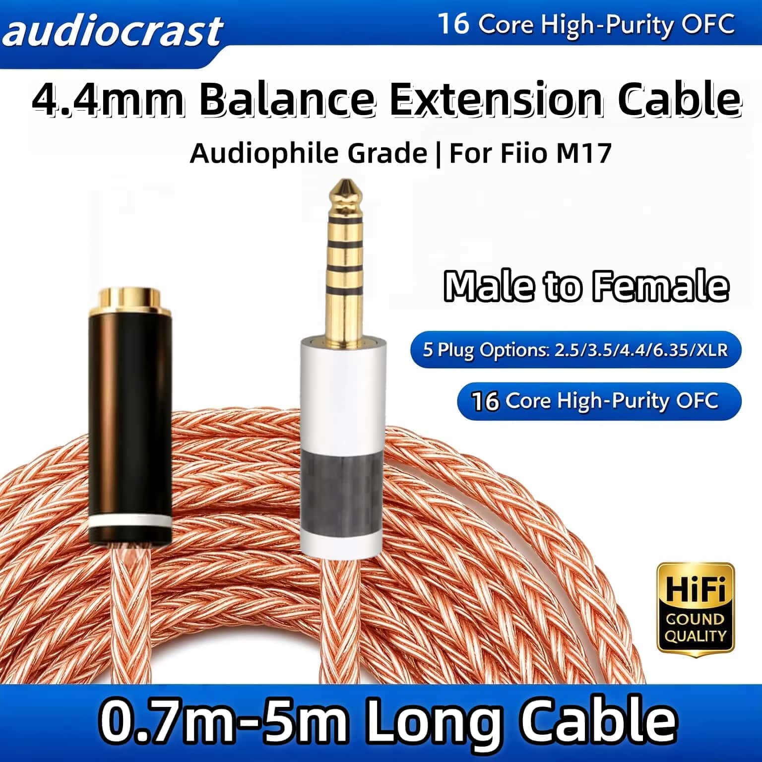 Dac With Headphone Amp Balanced - 4.4mm Extension Cable Balanced Headphone Adapter