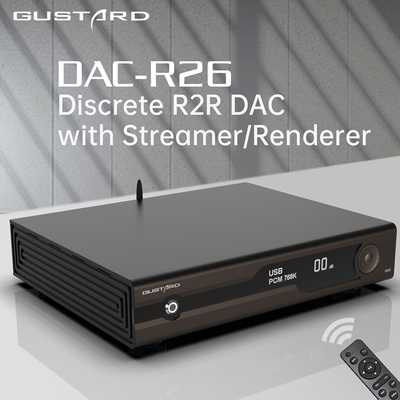 R2R Dac Balanced Xlr - Gustard DAC-R26 Discrete R2R DAC With