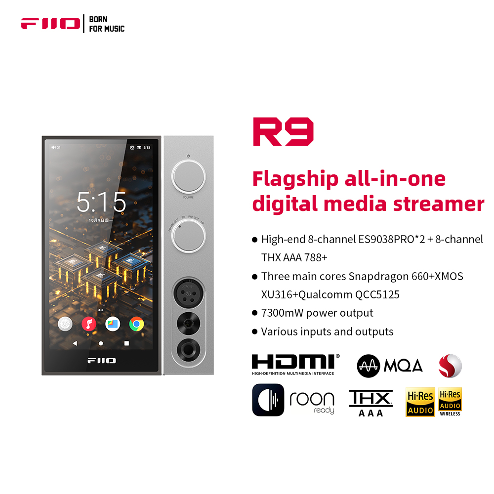 FiiO R9 Android Media streamer - đánh giá và giá Dac Streamer Network Player