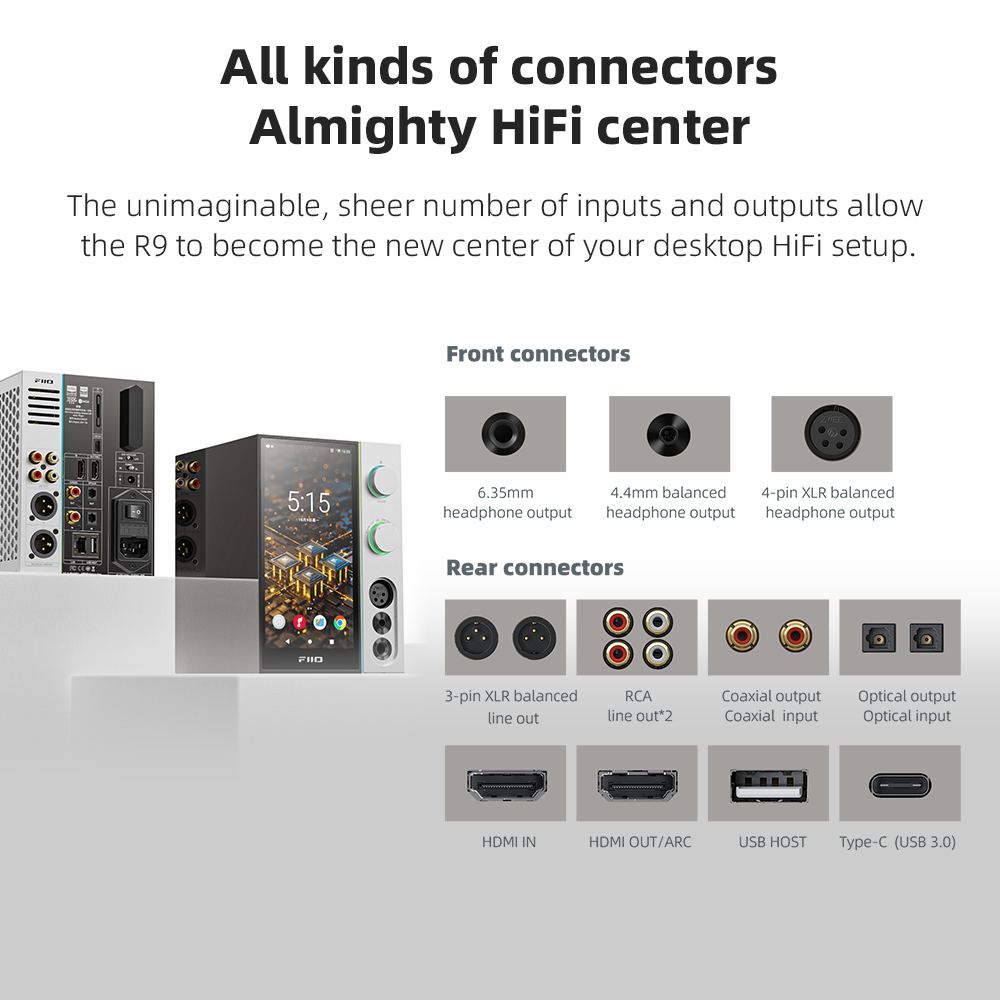 FiiO R9 Android Media streamer - đánh giá và giá Dac Streamer Network Player