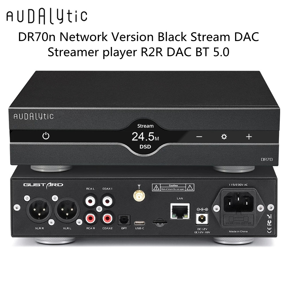 Audalytic DAC-DR70 /N HP70 AH9 - đánh giá và giá Dac Streamer Network Player