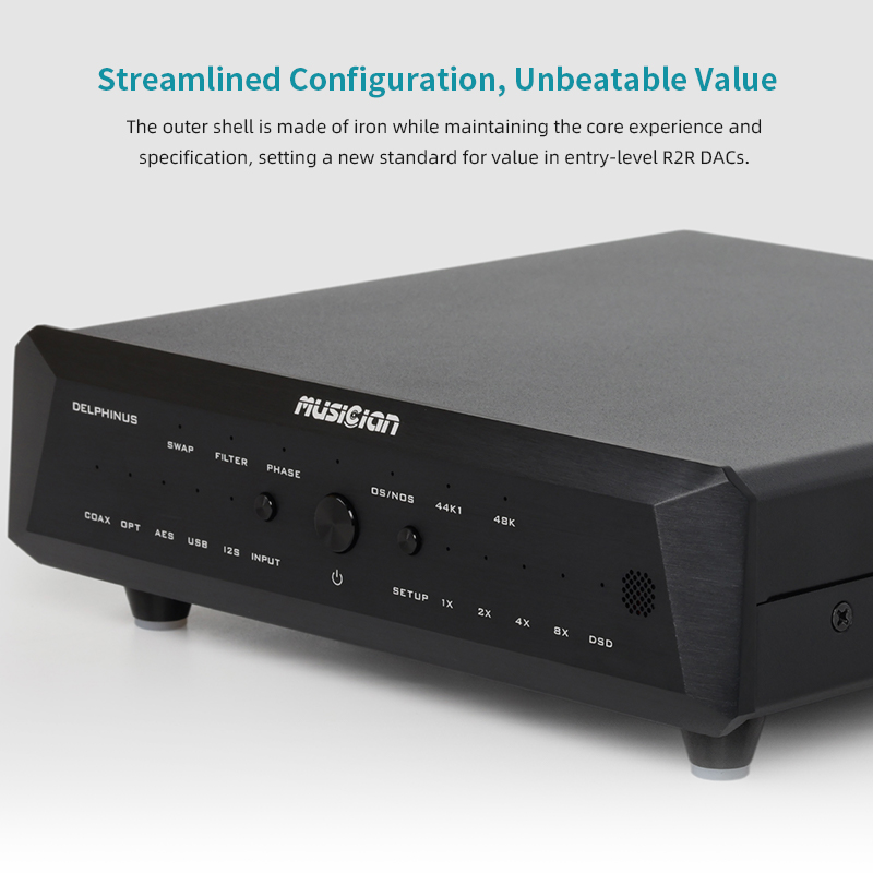 MUSICIAN DELPHINUS R2R DAC RCA - đánh giá và giá R2R Dac Balanced Xlr