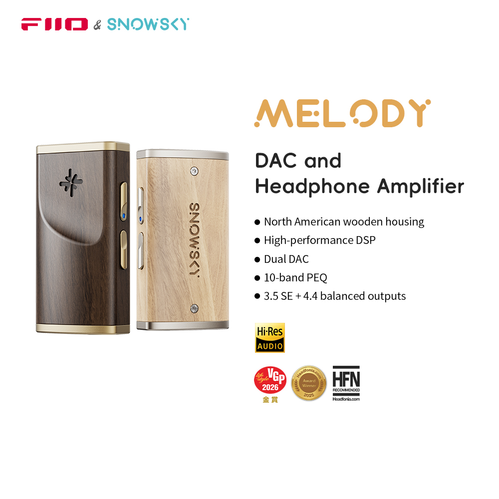 FiiO/Snowsky Melody Headphone  - đánh giá và giá Dual Ess9038 Dac