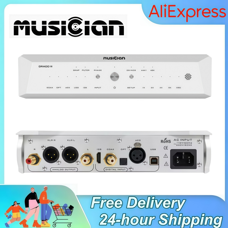 MUSICIAN Draco III R2R DAC ALT - đánh giá và giá R2R Dac Balanced Xlr