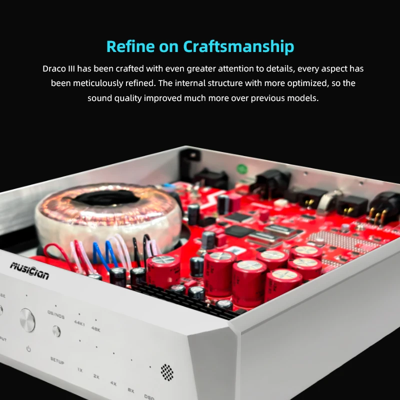 MUSICIAN Draco III R2R DAC ALT - đánh giá và giá R2R Dac Balanced Xlr