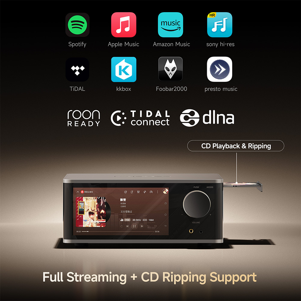 Kaiboer AIO200 All-in-One Netw - đánh giá và giá Dac Streamer Network Player