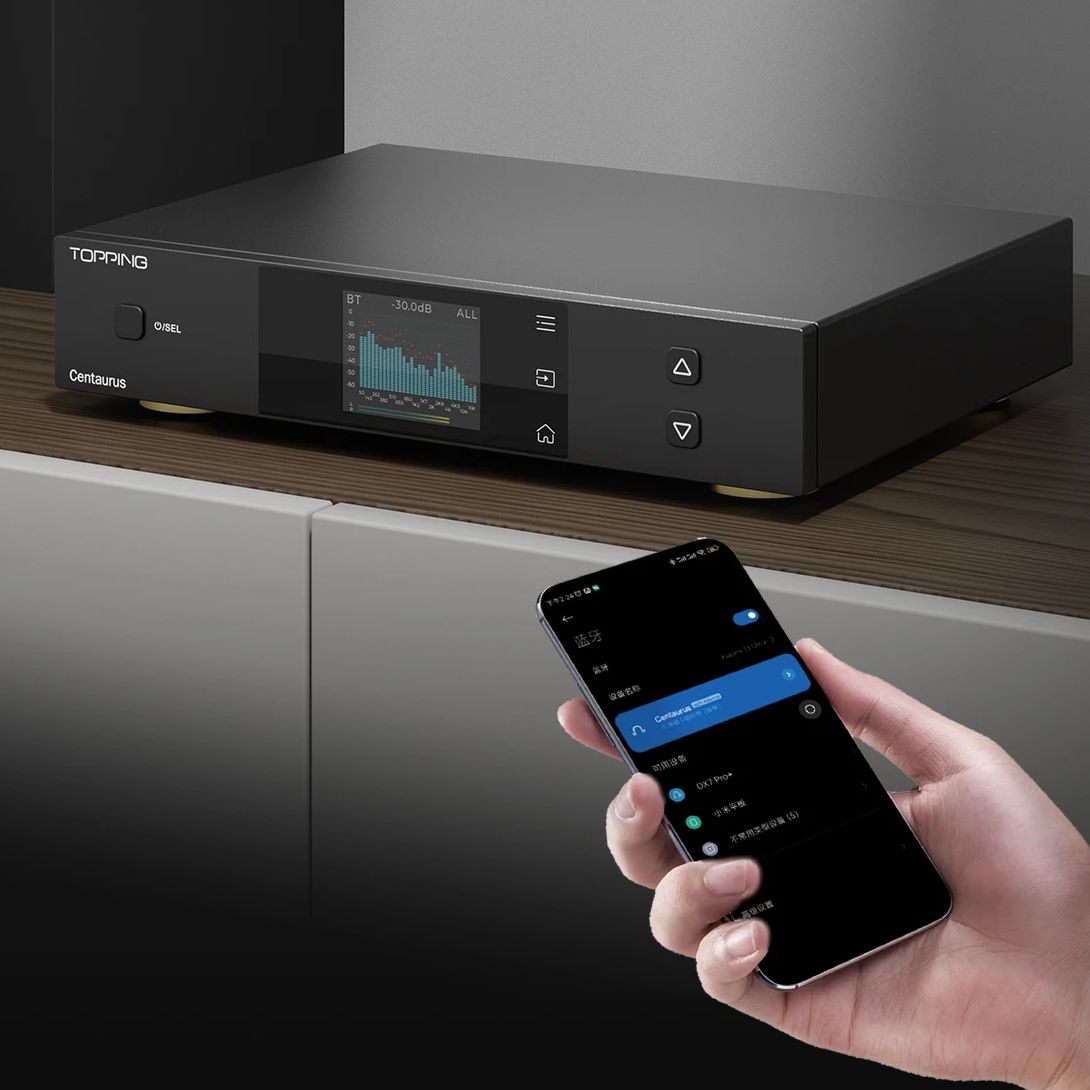 TOPPING Centaurus Desktop Full - đánh giá và giá Dac Usb Coaxial Optical Bluetooth