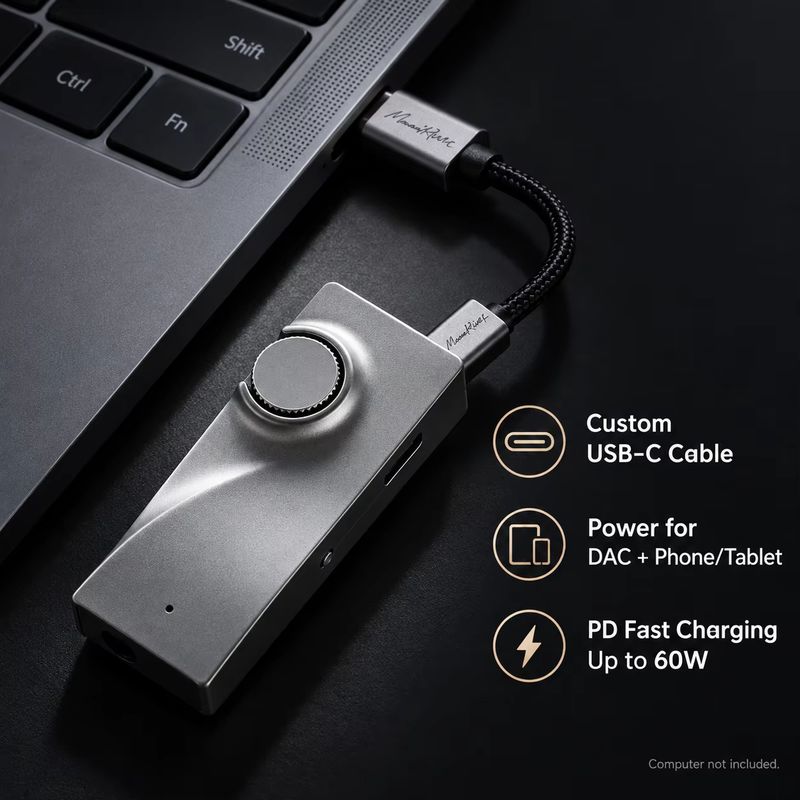 Moonriver3 Lossless Decoding D - đánh giá và giá Portable Dac Dongle Usb C