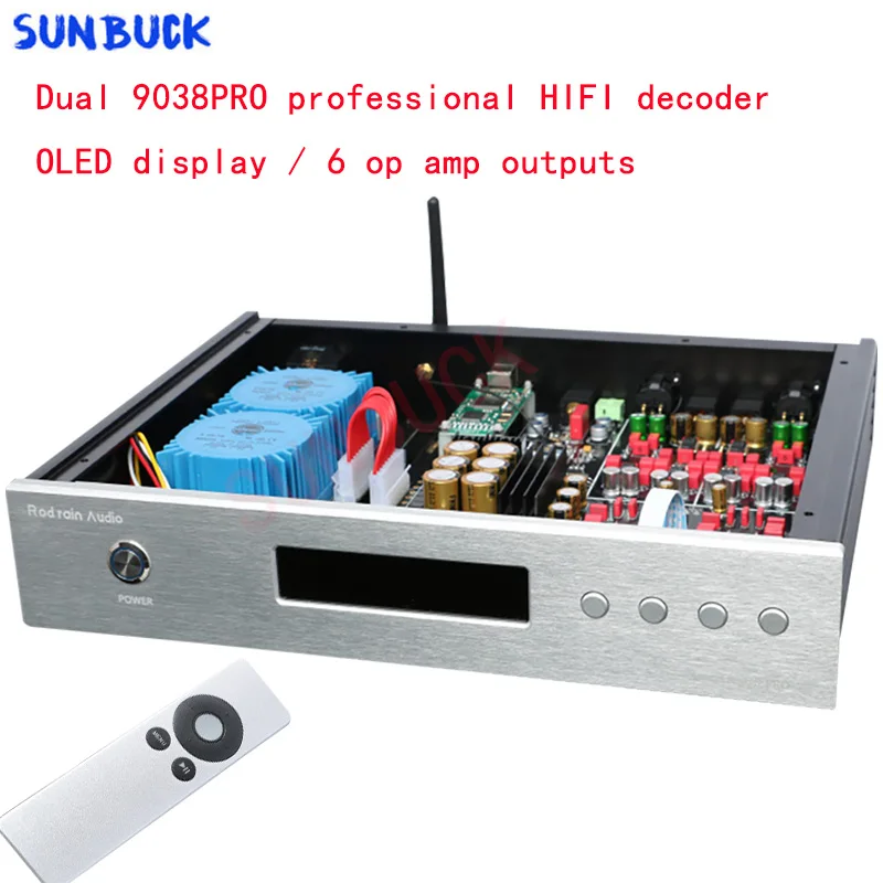 SUNBUCK DA380 dual-core fully  - đánh giá và giá Dac Es9038Pro Usb
