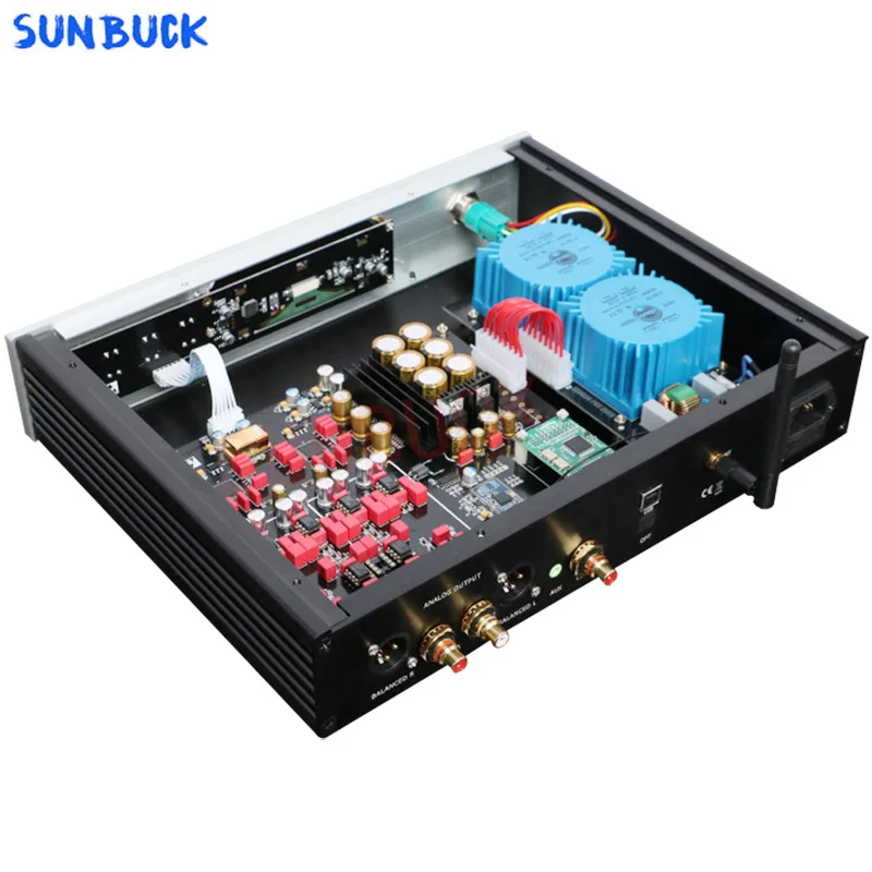 SUNBUCK DA380 dual-core fully  - đánh giá và giá Dac Es9038Pro Usb