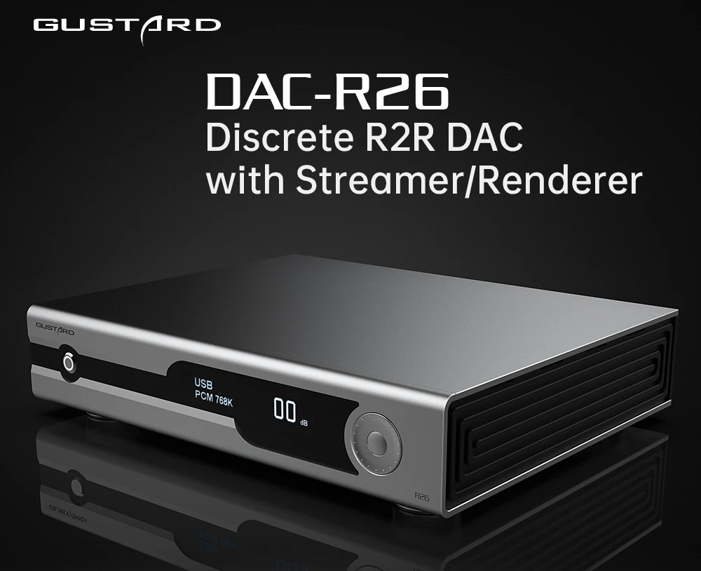 GUSTARD DAC-R26 Discrete R2R D - đánh giá và giá R2R Dac Balanced Xlr