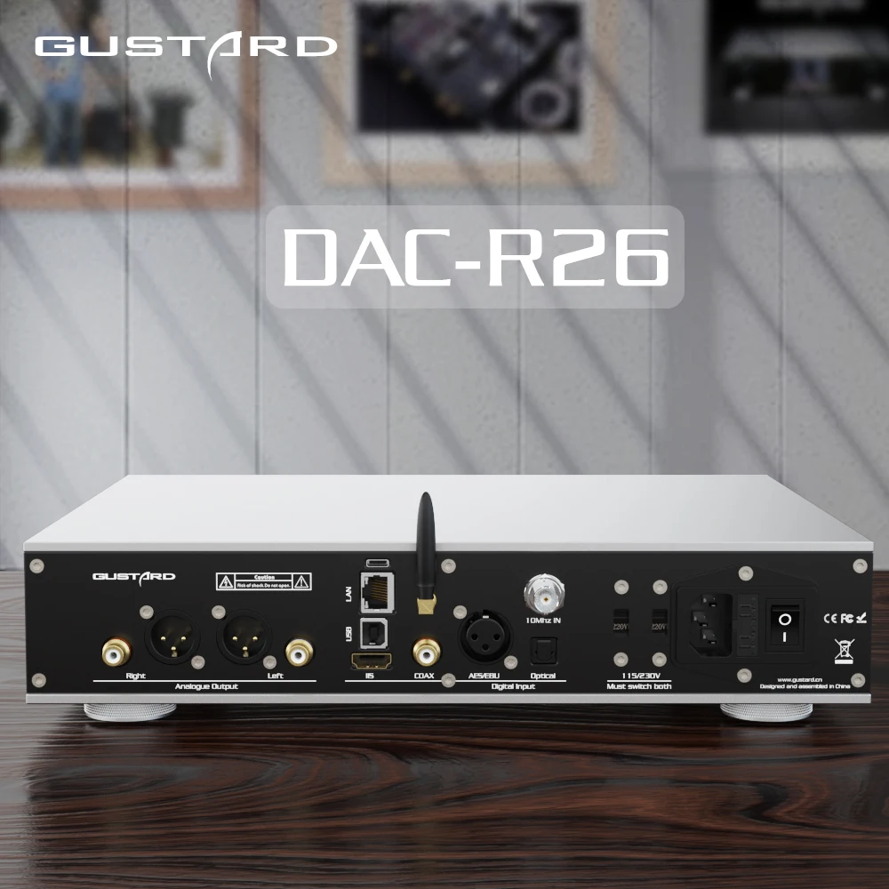 GUSTARD DAC-R26 Discrete R2R D - đánh giá và giá R2R Dac Balanced Xlr