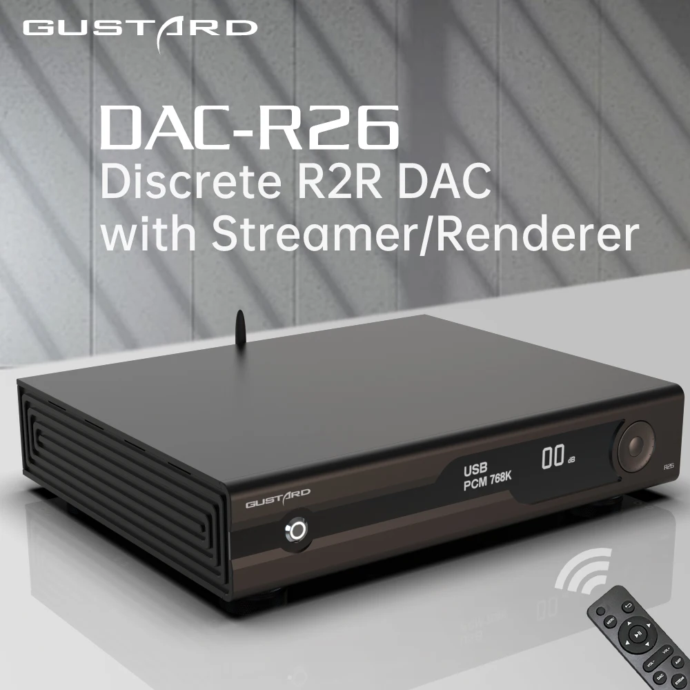 GUSTARD DAC-R26 Discrete R2R D - đánh giá và giá R2R Dac Balanced Xlr