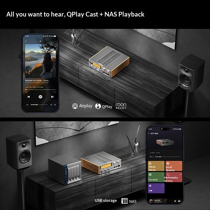 FiiO K17 R2R Desktop DAC Amp D - đánh giá và giá Dac With Headphone Amp Balanced