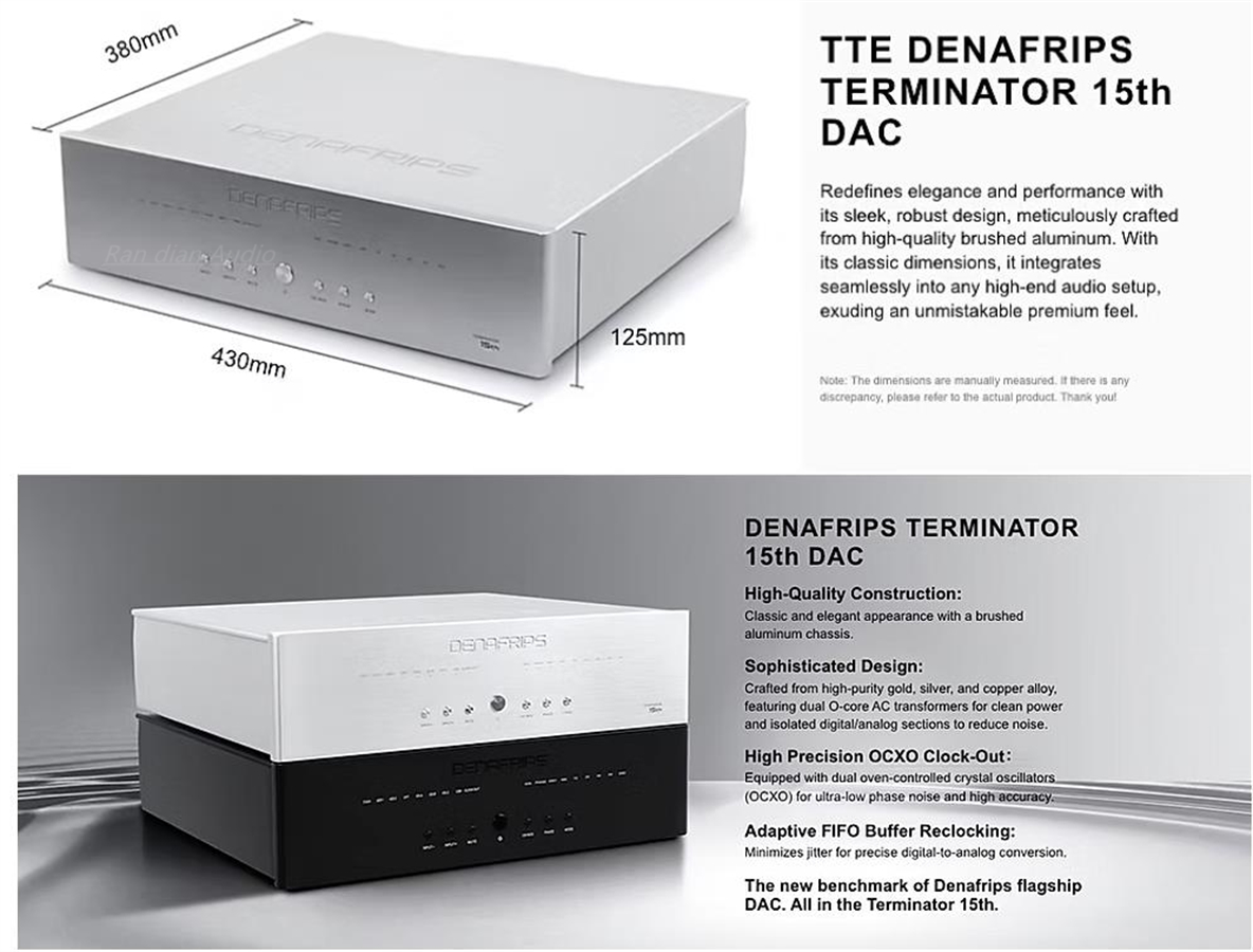 DENAFRIPS Hi-end TERMINATOR 15 - đánh giá và giá R2R Dac Balanced Xlr