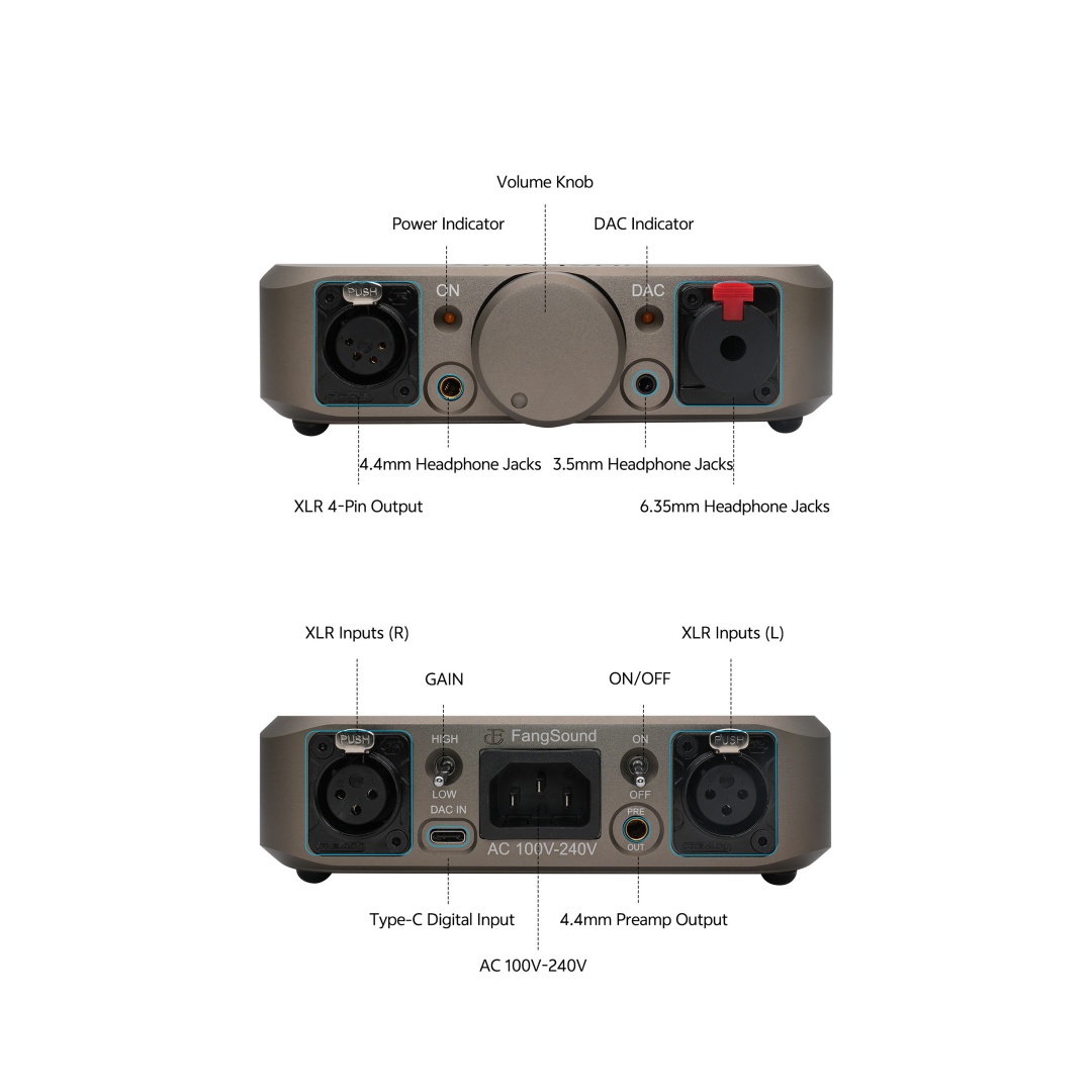 FangSound Silenos Integrated D - đánh giá và giá R2R Dac Balanced Xlr