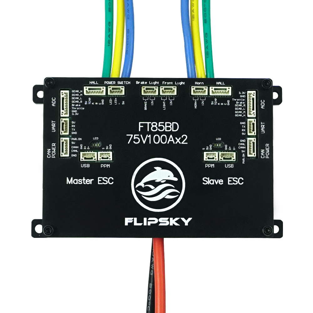 Flipsky FT85BD100A Dual ESC 85 - đánh giá và giá Dual Ess9038 Dac