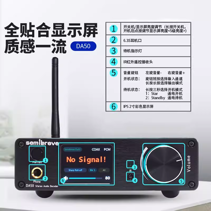 semibreve DA50 AKM Flagship DA - đánh giá và giá Ak4499 Dac Decoder