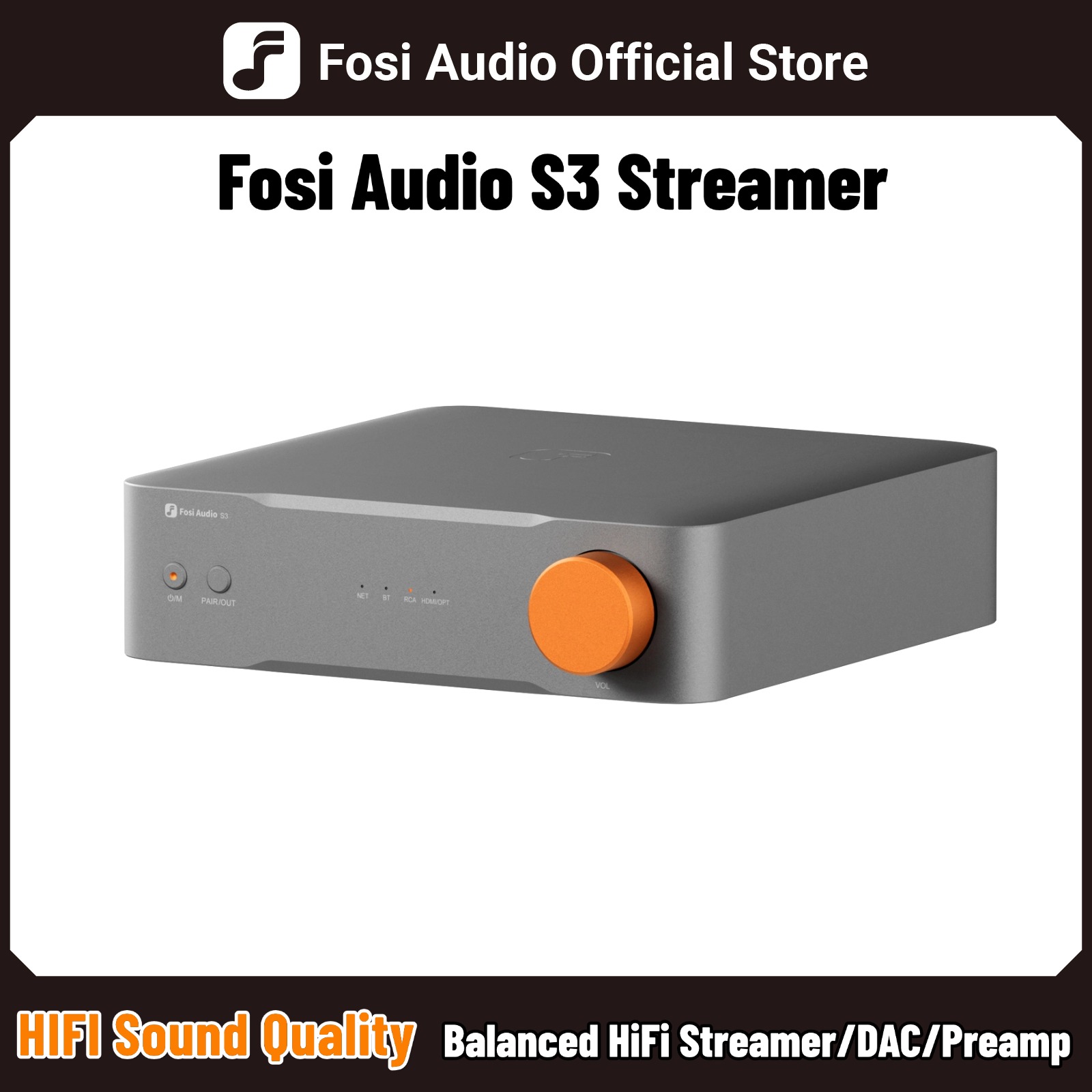 Fosi Audio S3 HiFi Music Strea - đánh giá và giá Dac Streamer Network Player