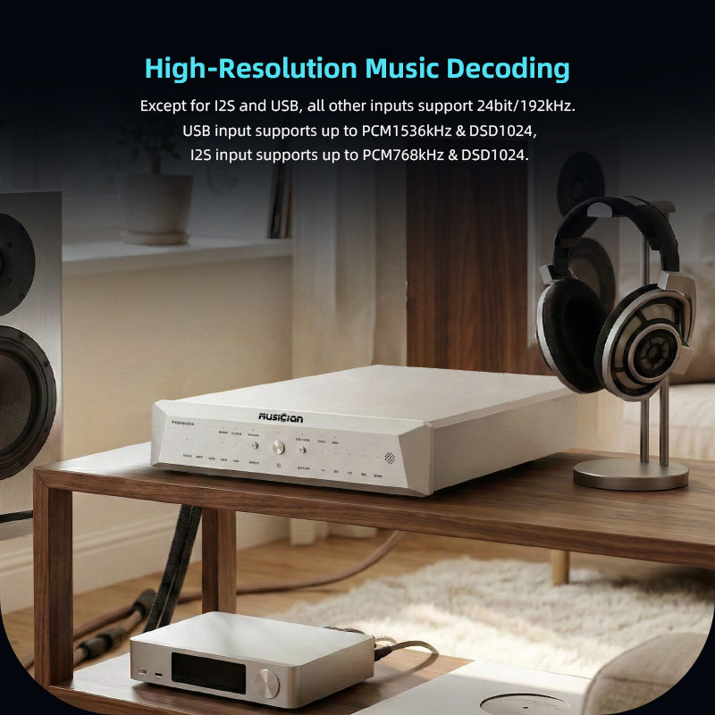 Nhạc Sĩ PEGASUS 32Bit/1536KHz  - đánh giá và giá R2R Dac Balanced Xlr