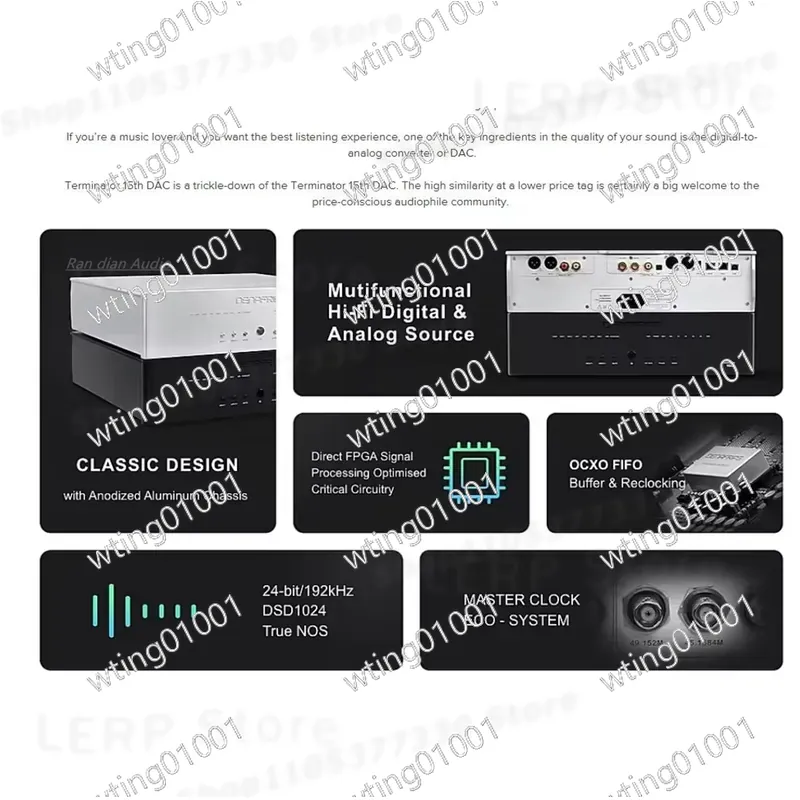 for DENAFRIPS TERMINATOR 15TH  - đánh giá và giá R2R Dac Balanced Xlr