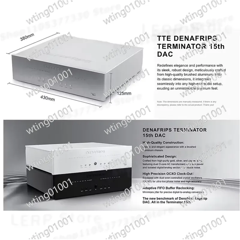 for DENAFRIPS TERMINATOR 15TH  - đánh giá và giá R2R Dac Balanced Xlr